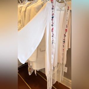 Staring at Stars Fringed Kimono